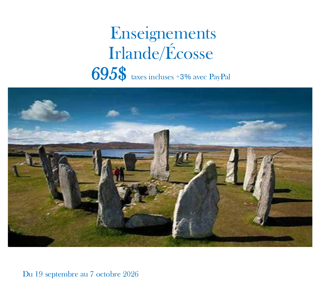 Enseignements Irlande/Écosse