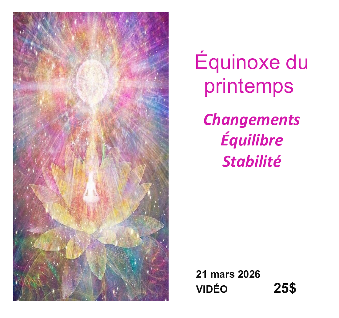 *** Équinoxe printemps 2026 VIDÉO